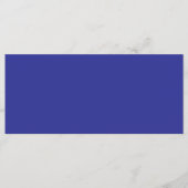 Menu mur bleu avec horloge (Devant)