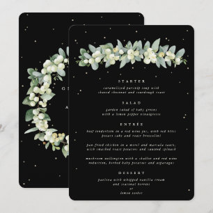 Menu Mûre de noir + Eucalyptus Mariage 4 Services