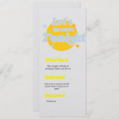 Menu Music Theme Wedding (Voorkant / Achterkant)