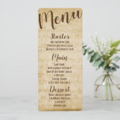 Menu Musique Vintage (Debout devant)