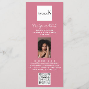 Menu Nails Lashes Foto LogoQR Wax Maquillage Services d