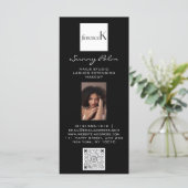 Menu Nails Studio Foto Logo QR Wax Maquillage Prix (Debout devant)