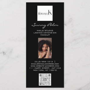 Menu Nails Studio Foto Logo QR Wax Maquillage Prix