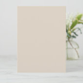 Menu Natural Linen Solid Color (Debout devant)