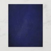 Menu Navy Blue en Burgundy Red Floral Wedding (Achterkant)