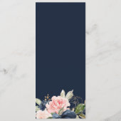 menu Navy et mariage floral (Dos)