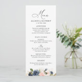 menu Navy et mariage floral (Debout devant)
