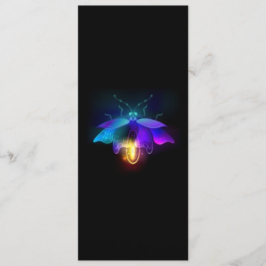 Menu Neon Firefly sur noir (Devant)