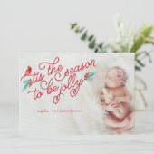 Menu NEWBORN Jolly Saison Noël (Debout devant)