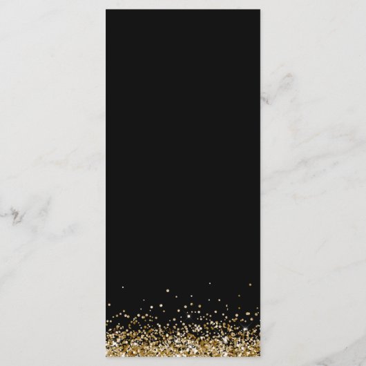 Menu Nieuwe jaren eten van feestdagen (Achterkant)