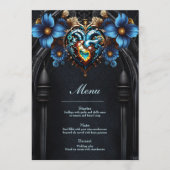 Menu Noble coeur steampunk (Devant)
