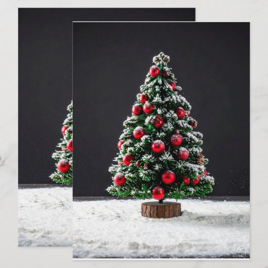 Menu noël (Devant / Derrière)