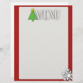 Menu Noël (Devant / Derrière)