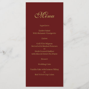 Menu Noël