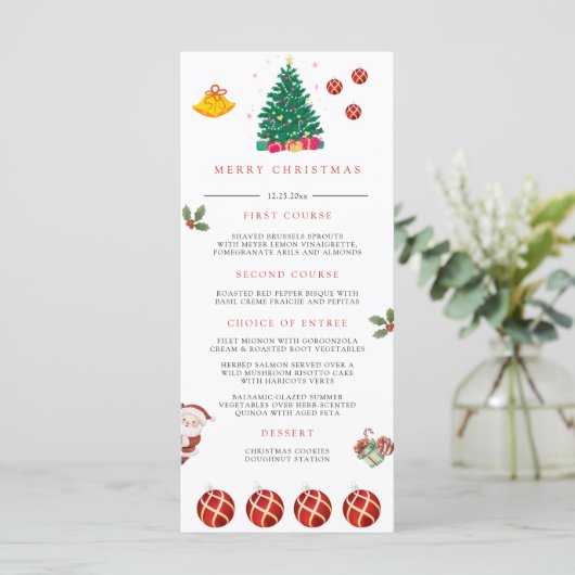 Menu Noël (Debout devant)
