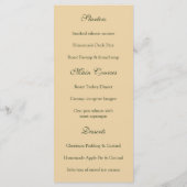 Menu Noël à Mistletoe Bells (Dos)