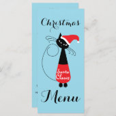 Menu Noël père Noël Claws (Devant / Derrière)