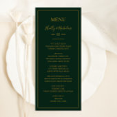Menu Noël simple et élégant | Dîner Mariage vert