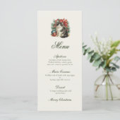 Menu Noël traditionnel vintage (Debout devant)