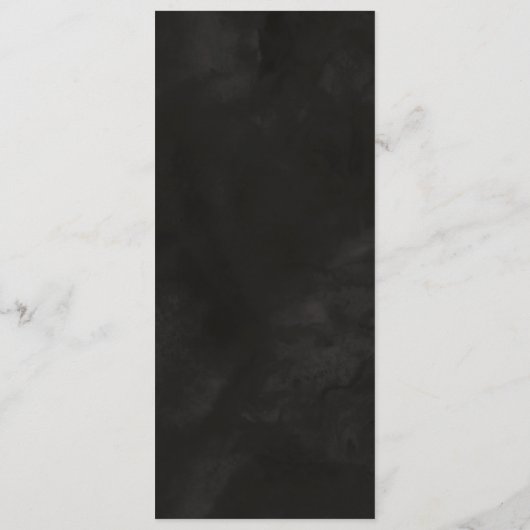 Menu Noir, rouge (Dos)