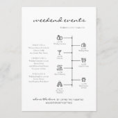 Menu NOLA Watercolor Magnolia Welcome Letter Timeline (Dos)