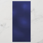 Menu nordique de gnome bleu pour fête de Noël (Dos)