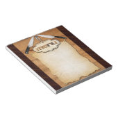 Menu Notitieblok (Schuin)