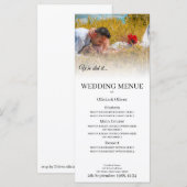 Menu Nous le faisons - Couple s'embrassant dans une pra (Devant / Derrière)