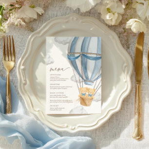Menu Nous pouvons à peine attendre Jumeaux Baby Shower