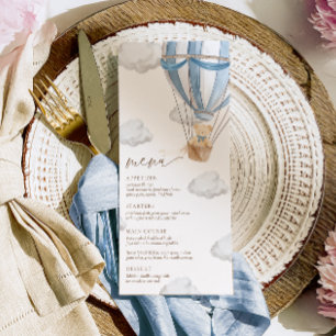 Menu Nous pouvons attendre le Baby shower