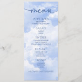 Menu Nous Sommes Sur Cloud Neuf Blue Baby shower Food M (Devant)