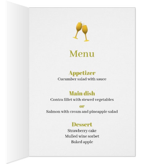 Menu Nouvel An (Intérieur (Droit))