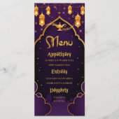 Menu Nuits Arabes | Fête Aladdin | Marocain (Devant)