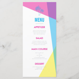 Menu Nuits de Miami