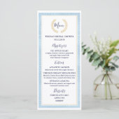 Menu nuptiale de mariage de baby shower de toge (Debout devant)