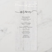 Menu Occasion spéciale | Romantique rustique (Devant)