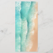 Menu Ocean Beach Watercolor Elegant (Dos)