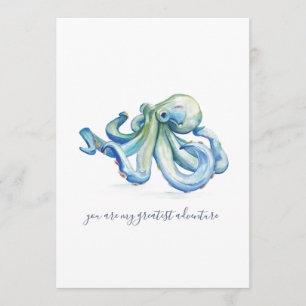 Menu Octopus bleu
