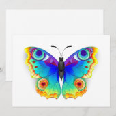 Menu Oeil de paon arc-en-ciel (Devant / Derrière)