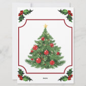 Menu Offres spéciales de vacances téléchargeables (Dos)