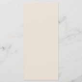 Menu OLIVIA Modern Ivory Celestin Mariage Petit déjeune (Dos)