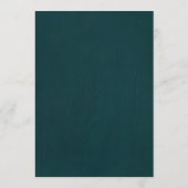 Menu op donkergroene achtergrond (Achterkant)