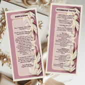 Menu Opulent Baroque Tulip Ivory Swirl Mulberry Mariage