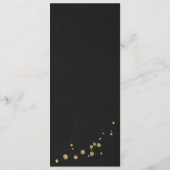 Menu or bordeaux floral noir (Dos)