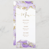 menu or lavande (Devant / Derrière)