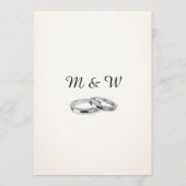 Menu Or romantique et Mariage d'eucalyptus (Dos)