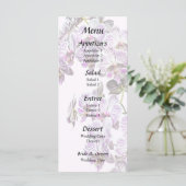 Menu Orchidées de Phalaenopsis rose et blanc (Debout devant)