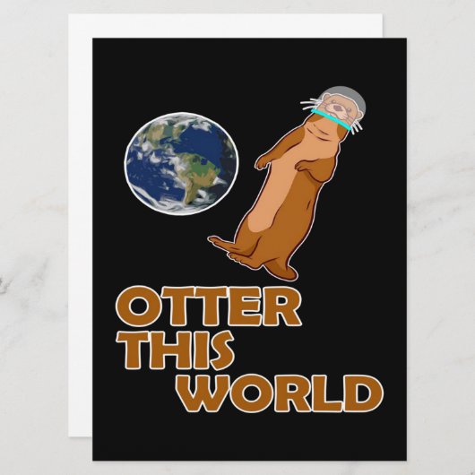 Menu Otter Ce Monde | Bel cadeau (Devant / Derrière)