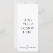 Menu ou impression de programme Mariage de 4 x 9 p (Dos)