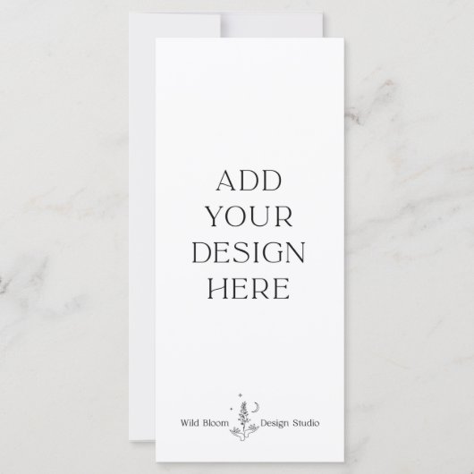 Menu ou impression de programme Mariage de 4 x 9 p (Devant)